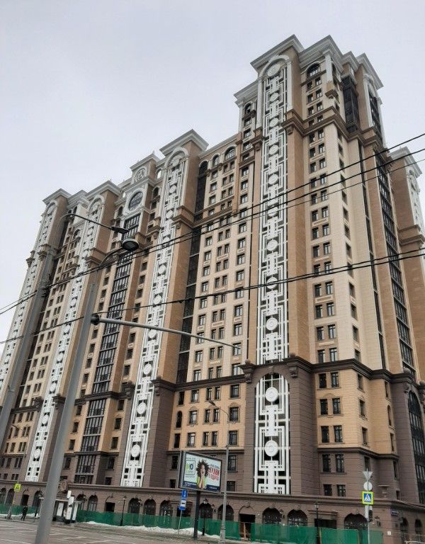 фасад дома, здание по адресу г Москва, Хорошёвское шоссе, д 25А к 1
